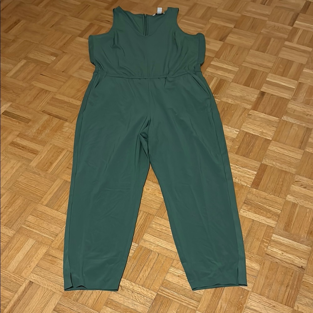 Athleta Elegant Green Jumpsuit
